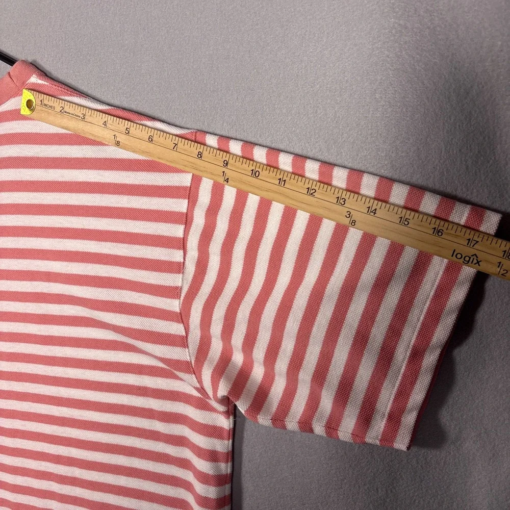Vintage 80s Banana Republic Pocket T-Shirt Large (Fits XL) Pique Striped Blank